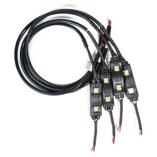 Vista 2 de POD SMD 2 LED 5730 Módulo gran angular impermeable 12V borde tira de gabinete/iluminación automotriz (paquete de 4) (blanco cálido)