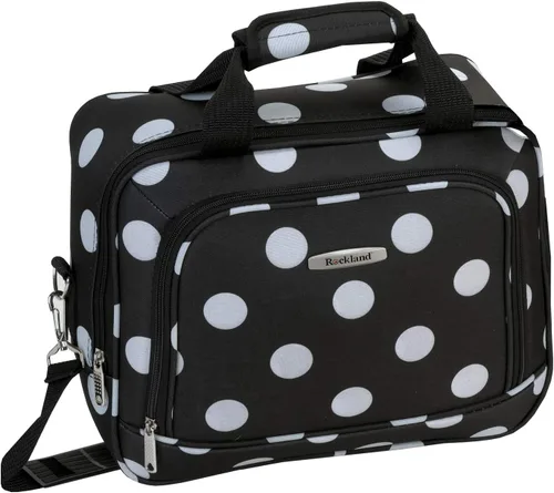 Vista 2 de Rockland Jungle Softside - Juego de maletas, Punto Negro, 4-Piece Set (14192428)