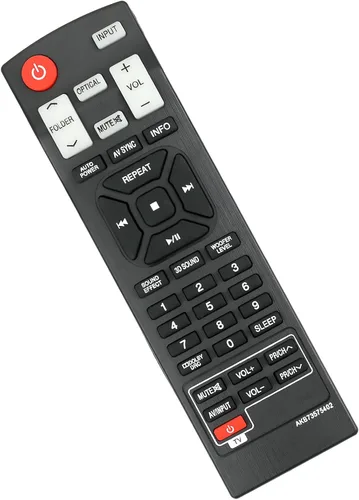 Vista 5 de AKB73575402 Reemplazo de control remoto para LG Sound Bar NB2420A NB2520A NB2530A NB3520A NB3530A NB3730A NB3531A NB3532A S33A1-D Sistema de barra