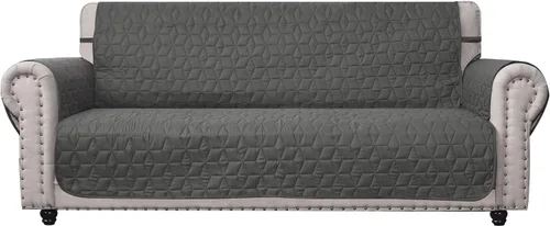 Vista 13 de Ameritex - Funda impermeable de sofá, 100 % antideslizante, acolchada, protector de muebles para perros, niños y mascotas; funda de sofá, lavable a