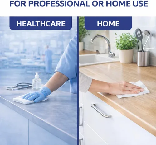 Vista 7 de Oxivir Diversey 1 toallitas desinfectantes, limpiador de peróxido de hidrógeno AHP, limpiador multisuperficie para uso doméstico y comercial