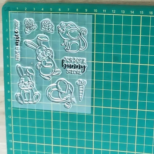 Vista 5 de Juegos de sellos y troqueles transparentes para hacer tarjetas, plantillas cortadas para álbumes de recortes, álbum de fotos, plantilla de estampado