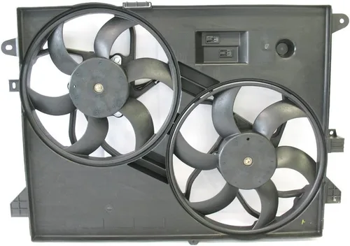 Vista 2 de Tong Yang FAN-CV66132A - Conjunto de ventilador de refrigeración para radiador/condensador de repuesto, 12 CV Captiva Sport 12- V6/3.0/Saturn VUE