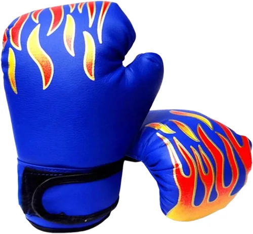 Vista 8 de Guantes de Boxeo para Niños Guantes de Boxeo Rojo Azul
