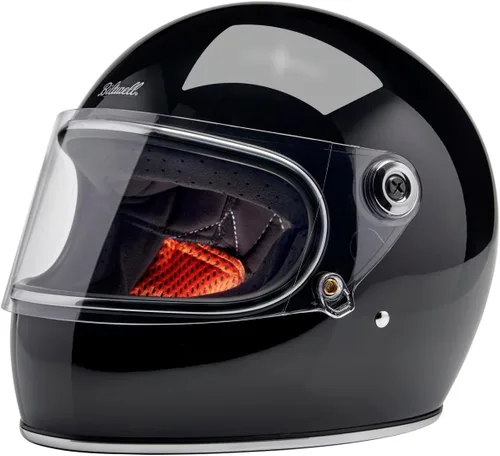 Vista 3 de Biltwell Gringo S ECE R22.06 - Casco de moto, color negro brillante