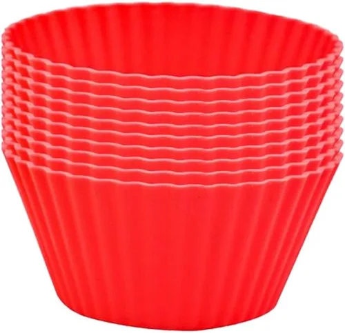 Vista 8 de AKOAK Tazas antiadherentes de silicona reutilizables para hornear, moldes para pasteles, accesorios de cocina para hornear, herramientas para hacer