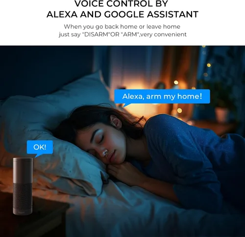 Vista 6 de Sistema de alarma para el hogar PGST, sistemas de seguridad para el hogar inteligentes con alertas instantáneas de la aplicación Tuya, kits
