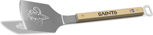 Vista 2 de YouTheFan NFL Sportula (espátula) de acero inoxidable de 18 pulgadas con abrebotellas