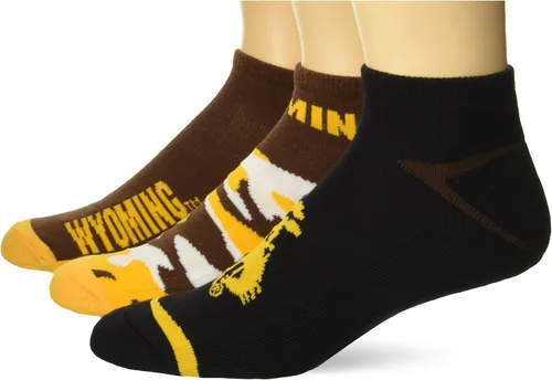 Vista 6 de For Bare Feet Paquete de 3 calcetines tobilleros unisex para adultos de la NCAA Camo Boom