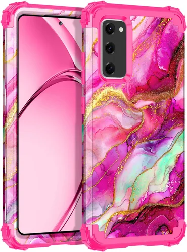 Vista 19 de Rancase Funda para Galaxy S20 FE 5G, Tres Capas de Protección Resistente a Golpes de Servicio Pesado Parachoques de Plástico Duro + Funda Protectora