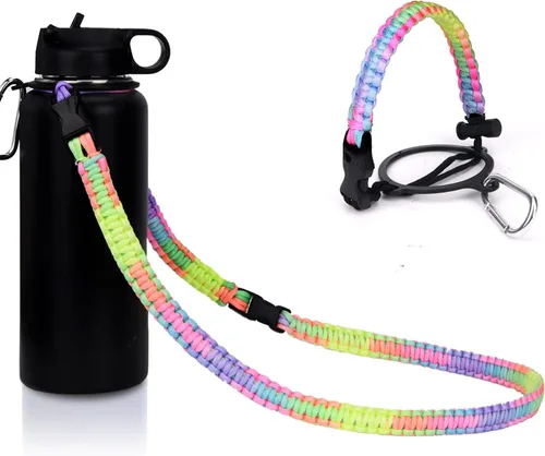 Vista 9 de Mango de cuerda de paracaídas con correa de hombro para correa de botella Hydro Flask