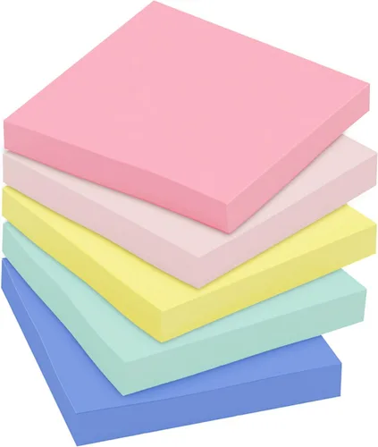 Vista 3 de Post-it Colección Jaipur Papel para anotar, de 3 x 3 pulgadas. Paquete de 5 resmas (654-5UC)., Colección Helsinki