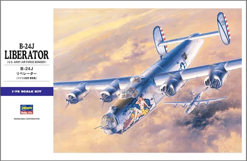 Vista 2 de Hasegawa Kit modelo Liberator B-24J a escala 1:72