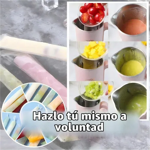Vista 5 de Paquete de 600 unidades de bolsas de molde de paletas de hielo de 3 x 12