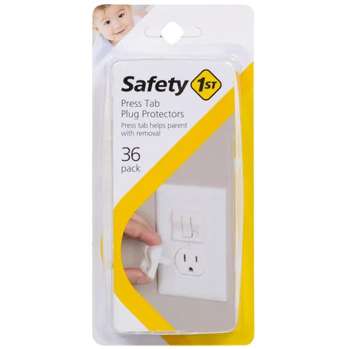 Vista 2 de Safety 1st Protectores de enchufe con pestaña de prensa, 36