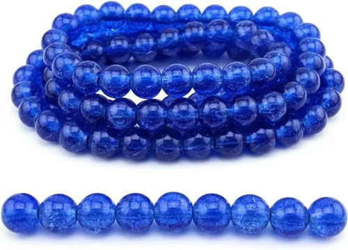 Vista 69 de DandS ltd Cuentas de cristal agrietadas para la fabricación de joyas, champán, pulseras vibrantes de bricolaje, collares, aretes, suministros