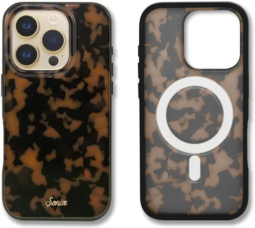 Vista 30 de Sonix x Barbie Funda para iPhone 15 Pro Compatible con MagSafe Probada para caídas de 10 pies Golden Hour