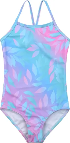 Vista 10 de Traje de baño de una pieza para niñas, bonito traje de baño de una pieza de 2 a 12 años Mariposa