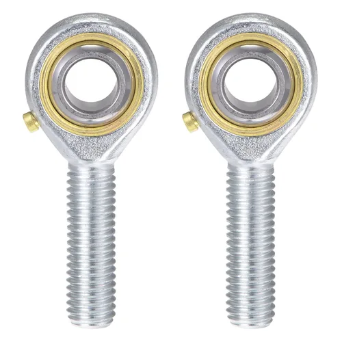 Vista 10 de uxcell 2 unids POS5 Rodamiento de extremo de varilla esférico de 0.197 in de diámetro de junta autolubricada M5x0.8 Conector de rosca macho de mano