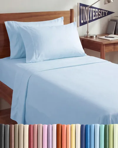 Vista 53 de Juego de sábanas Twin de 4 piezas - Cómodo, transpirable y refrescante - Juego de ropa de cama de lujo de hotel ultrasuave con bolsillos profundos