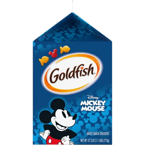 Vista 28 de Goldfish Galletas de queso cheddar, horneadas con grano entero, caja de 27.3 onzas