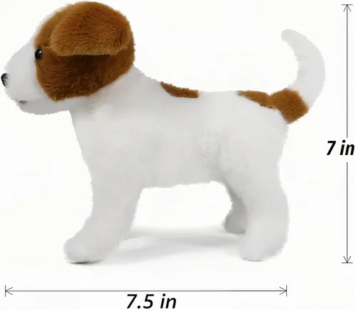 Vista 2 de Ice King Bear Jack Russell Terrier - Peluche de peluche (7.5 pulgadas, L)