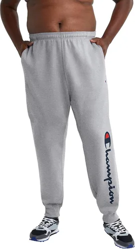 Vista 3 de Champion - Pantalones deportivos cómodos Powerblend para hombre, de vellón (regular o grande y alto)