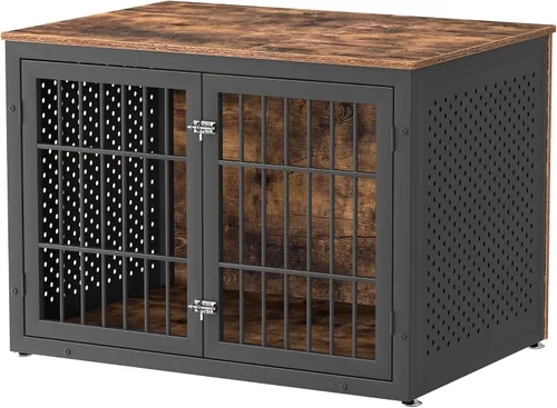 Vista 18 de rehomerance Jaula/Mueble de Servicio Pesado de 26" para Perros Pequeños, Perrera de Metal para Perros con Alta Ansiedad, Jaula para Mascotas a