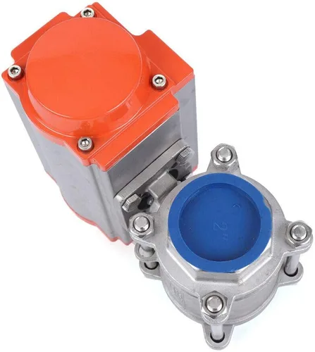 Vista 5 de CNCEST Válvula de bola neumática de 2 pulgadas, 3 piezas, accionado por aire, actuador de control de comprobación roscado DN50 SUS 304 dispositivo