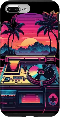 Vista 11 de AV Technician Turntable Audio Sound Record Vinyl Synthwave Case for iPhone 15 Plus