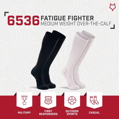 Vista 5 de FoxRiver Calcetines de trabajo de peso medio contra la pantorrilla de Fatiga Fighter