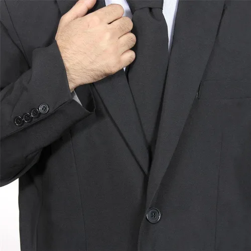 Vista 4 de U LOOK UGLY TODAY Traje de fiesta para hombre, color sólido, para fiestas temáticas, eventos, club, chaqueta con pantalones de corbata