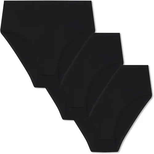 Vista 7 de Ropa interior de cintura alta para mujer, calzoncillos transpirables para mujer
