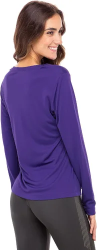 Vista 3 de Camisas atléticas de manga larga con absorción de humedad talles XS-4XL para mujer