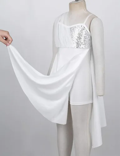 Vista 2 de JEATHA - Vestido de baile moderno con lentejuelas para niñas