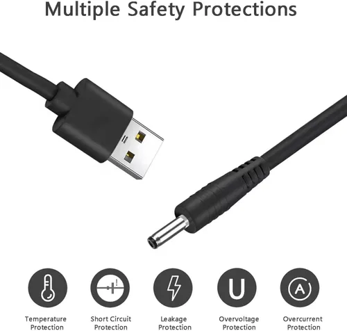 Vista 5 de Cable de alimentación de repuesto para Hatch Baby Rest, Rest+ and Rest Mini máquina de sonido, cable de carga USB