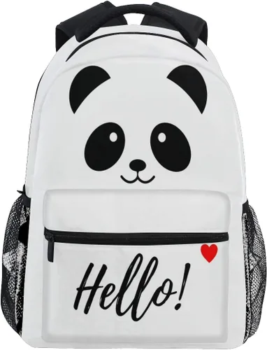 Vista 36 de ATTX Linda mochila con diseño de panda para niños y niñas, Panda-h, Ciclismo