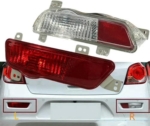 Vista 5 de Luz de parachoques trasero de coche, para Chevrolet Cruze Hatchback 2009-2016, reflector de luz trasera para coche, accesorios de parachoques trasero