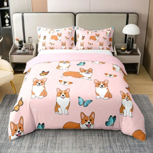 Vista 30 de Axolotl Funda de Edredón 100% Algodón Tamaño Twin Lindo Juego de Ropa de Cama de Axolotl Funda de Edredón Kawaii Funda de Edredón de Animales