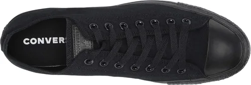 Vista 2 de Converse Unisex Low Top Negro Mono Talla 6 M US Mujer 4 M US Hombre, blanco natural