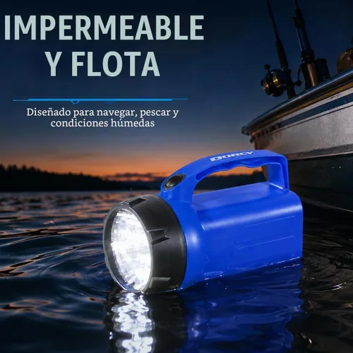 Vista 5 de Dorcy Linterna LED Flotante Impermeable de 35 Lúmenes con Luz de Emergencia, Colores Surtidos (41-2081)