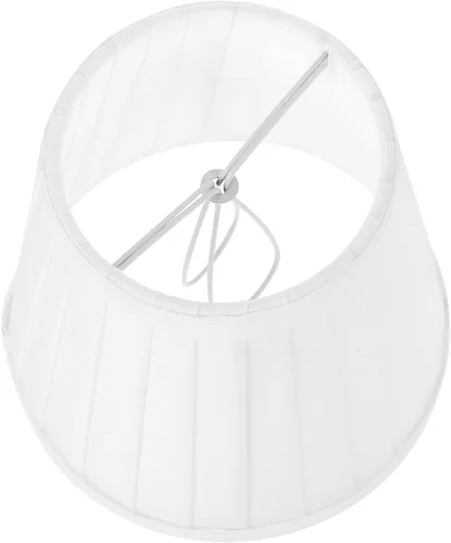 Vista 12 de Beaupretty Pantalla de lámpara pequeña para lámparas de mesa y luz de pie con clip de repuesto para pantalla de tela, cubierta de luz, color beige