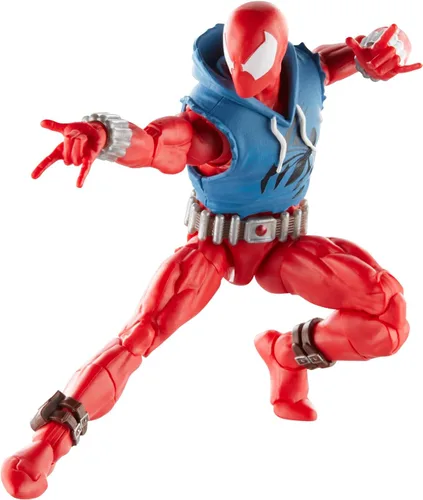 Vista 6 de Marvel Legends Series Scarlet Spider, Spider-Man Comics Figura de acción coleccionable de 6 pulgadas