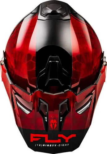 Vista 3 de Fly Racing - Casco Trekker Conceal (rojo/negro, talla XL)