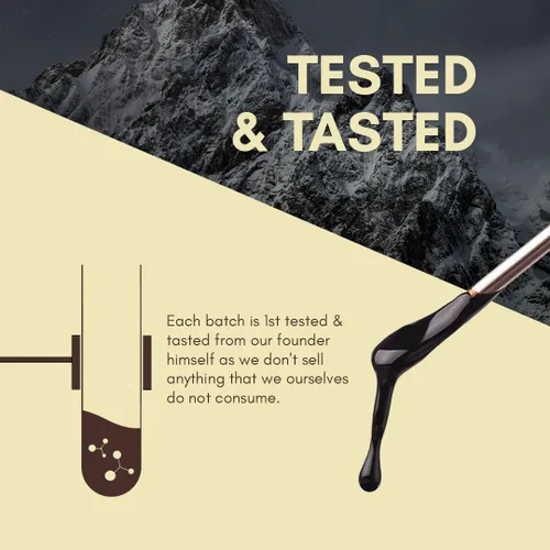 Vista 4 de Leaftouch - Auténtica resina Shilajit de grado dorado, resina Shilajit pura del Himalaya, orgánica y de alta potencia, más de 85 minerales de traza