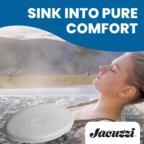 Vista 5 de Jacuzzi 2472-824 - Reemplazo de montaje trasero de inserto de almohada J-300 2014-2025 Headrest Assembly, Includes Insert And Mount, Uv-Resistant