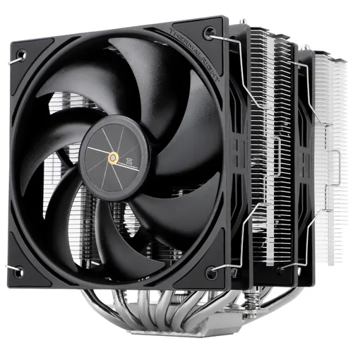 Vista 7 de Thermalright Peerless Assassin 120 Digital ARGB - Enfriador de CPU de aire negro con 6 tubos de calor de 6mm, cubierta superior de tablero de PA120