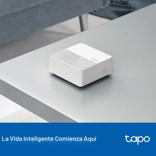 Vista 2 de TP-Link Tapo Smart Hub con timbre integrado, requiere Wi-Fi de 2.4 GHz, conecta hasta 64 dispositivos inteligentes + 4 cámaras, protocolo