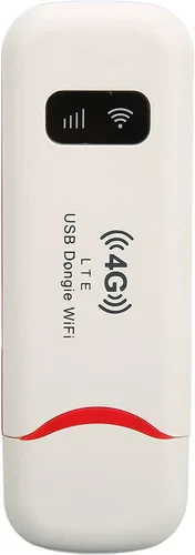 Vista 8 de H760R 4G LTE - Enrutador WiFi USB, punto de acceso móvil portátil de 150 Mbps, compatible con 10 dispositivos, cifrado WPA WPA2, desbloqueado