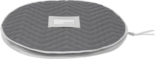 Vista 4 de Richards Homewares. Juego de accesorios de micro fibra de seis unidades, color gris.